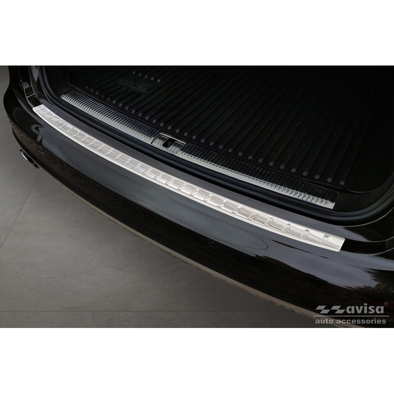 Avisa, Bakre stötfångarskydd, Rostfritt stål, passar Audi A6 Allroad 2011-2018 'Ribs'