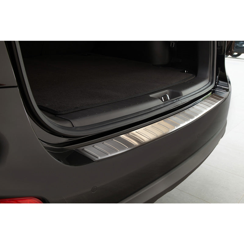 Avisa, Bakre stötfångarskydd, Rostfritt stål, passar Hyundai Santa Fe 2007-2012 'Ribs'