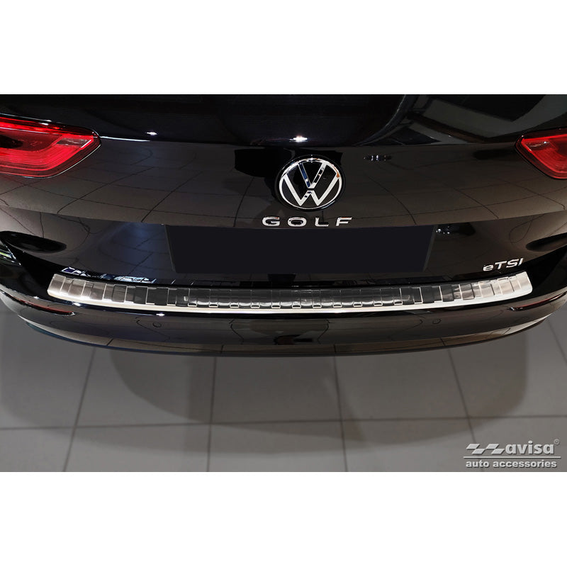 Avisa, Bagkofangerbeskytter, Rustfritstål, passer til Volkswagen Golf VIII Variant 2020-2024 & FL 2024- 'Ribs'