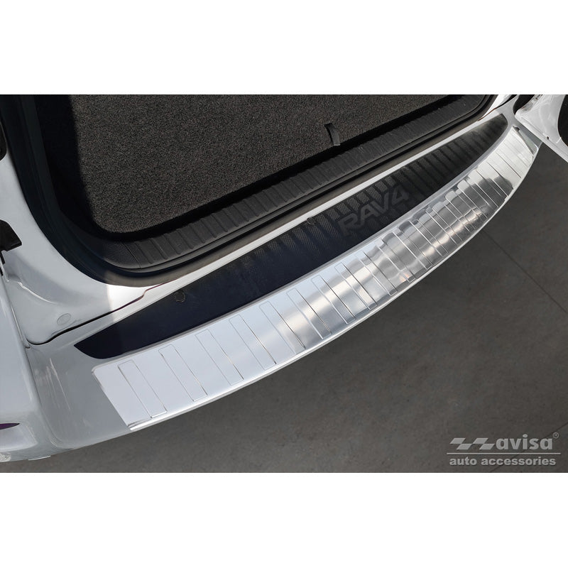 Avisa, Bagkofangerbeskytter, Rustfritstål, passer til Toyota RAV-4 III 2005-2008 & FL 2008-2012 'Ribs' (only suitable without spare wheel)