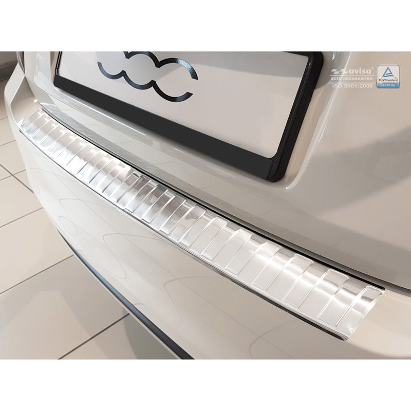 Avisa, Bagkofangerbeskytter, Rustfritstål, passer til Fiat & Abarth 500 2015- (incl. Hybrid) 'Ribs'