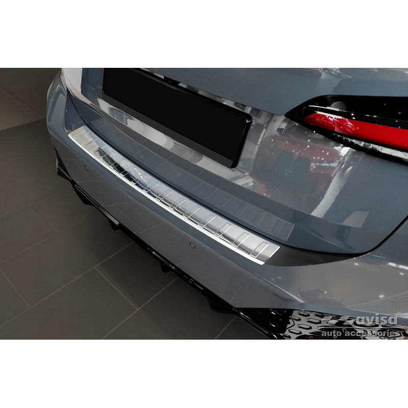 Avisa, Bakre stötfångarskydd, Rostfritt stål, passar BMW 2-Series Active Tourer U06 M-paket 2021- 'Revben'