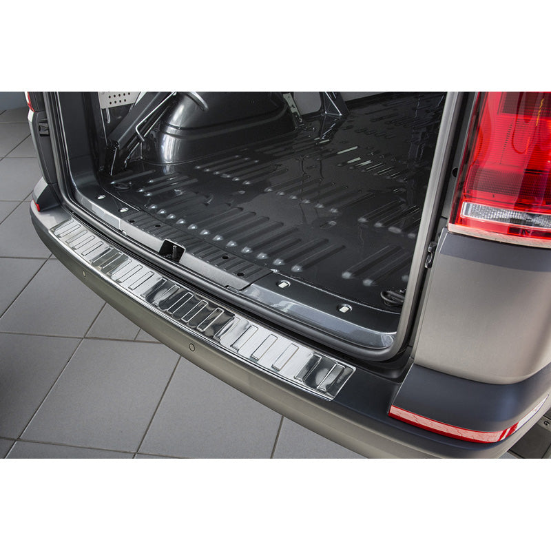 Avisa, Bagkofangerbeskytter, Rustfritstål, passer til Volkswagen Transporter T6 2015-2019 & FL 2019-2020 & T6.1 2020-2022  (with rear hatch) 'Ribs'