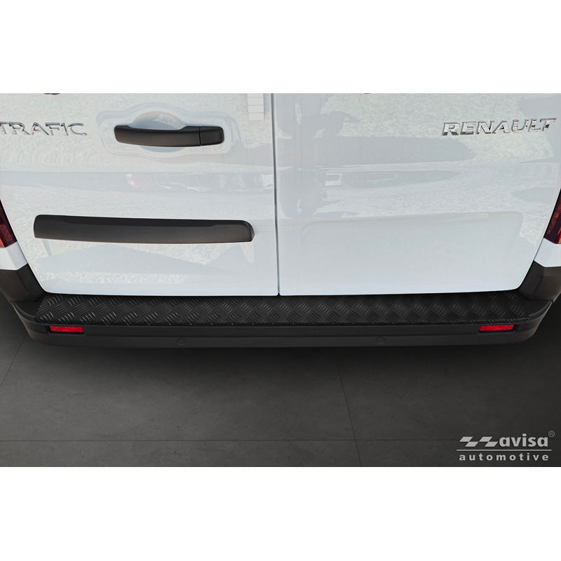 Avisa, Bagkofangerbeskytter, Aluminium Mat Sort, længere version, passer til Renault Trafic III (2014-), Nissan NV300 (2014-), Opel Vivaro (2014-2019) & Fiat Talento (2016-2021)