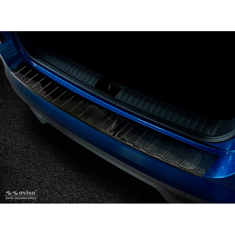 Avisa, Bagkofangerbeskytter, Sort, Rustfritstål, passer til Skoda Kamiq 2019- 'Ribs'