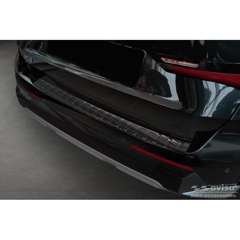 Avisa, Bagkofangerbeskytter, Sort, Rustfritstål, passer til BMW X1 U11 / U11 xLine 2022- 'Ribs'