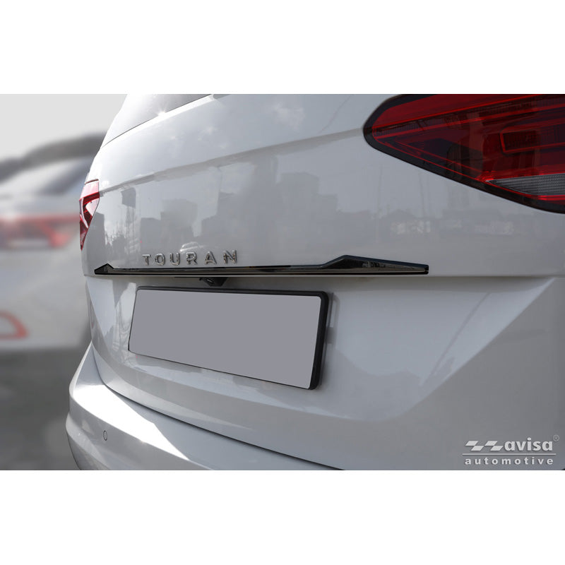 Avisa, Bagklapliste, Sort krom rustfrit stål, passer til Volkswagen Touran (5T1) R-Line (2015-)