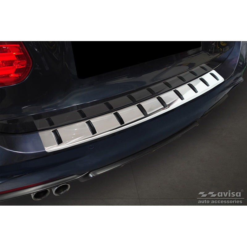 Avisa, Bagkofangerbeskytter, Rustfritstål, passer til BMW 3-Series (F31) Touring (incl. M-pack) 2012-2015 & Facelift 2015-2019 'STRONG EDITION'