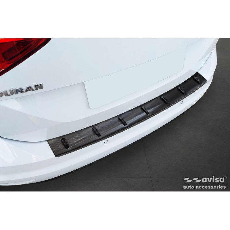 Avisa, Bagkofangerbeskytter, Rustfrit stål med hærdede polyurethanribber, Passer til Volkswagen Touran III 2015- inkl. R-Line, 'STRONG EDITION'