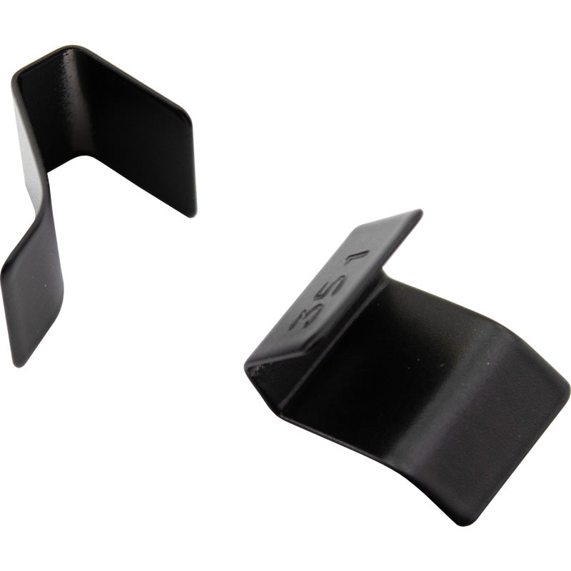 ClimAir, Vindafvisere, Metal Clip, 2 stk., Røgfarvet, Til Fordøre