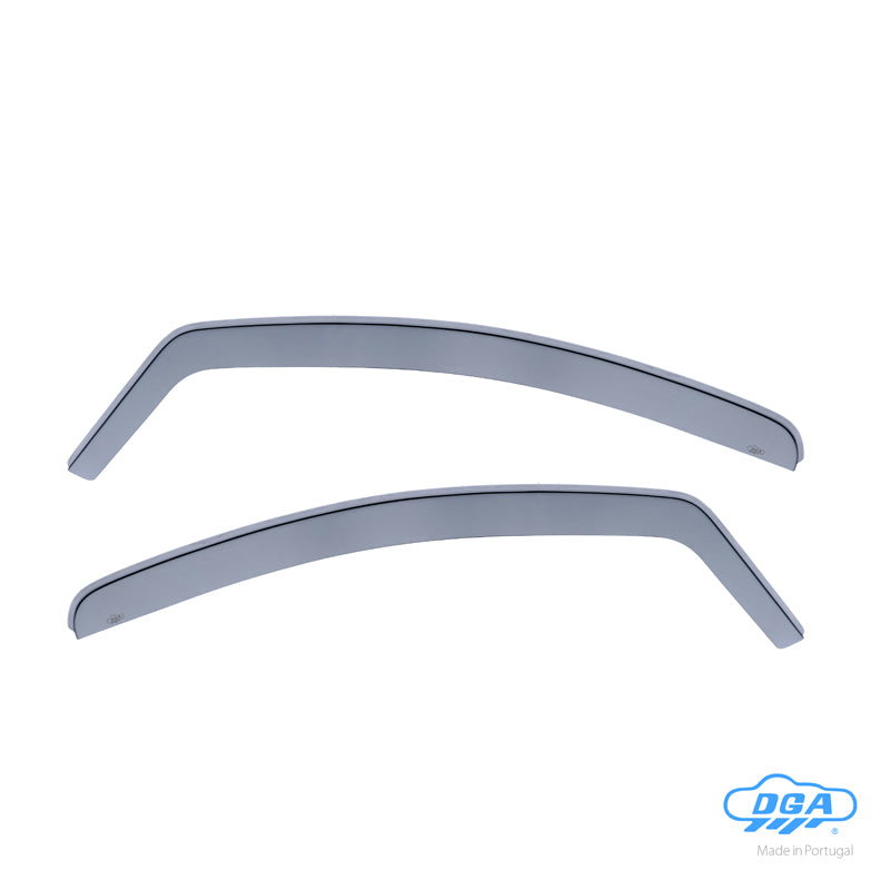 DGA, Vindafvisere, Røgfarvet, til fordøre, 2 stykker, passer til Nissan Pixo (2009-2013) & Suzuki Alto (2009-2015)