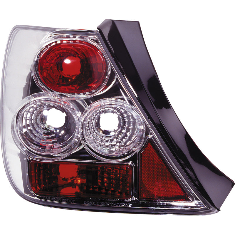 AutoStyle, Baglygtesæt, Krom, Passer til Honda Civic HB 3-dørs (2001-2005)