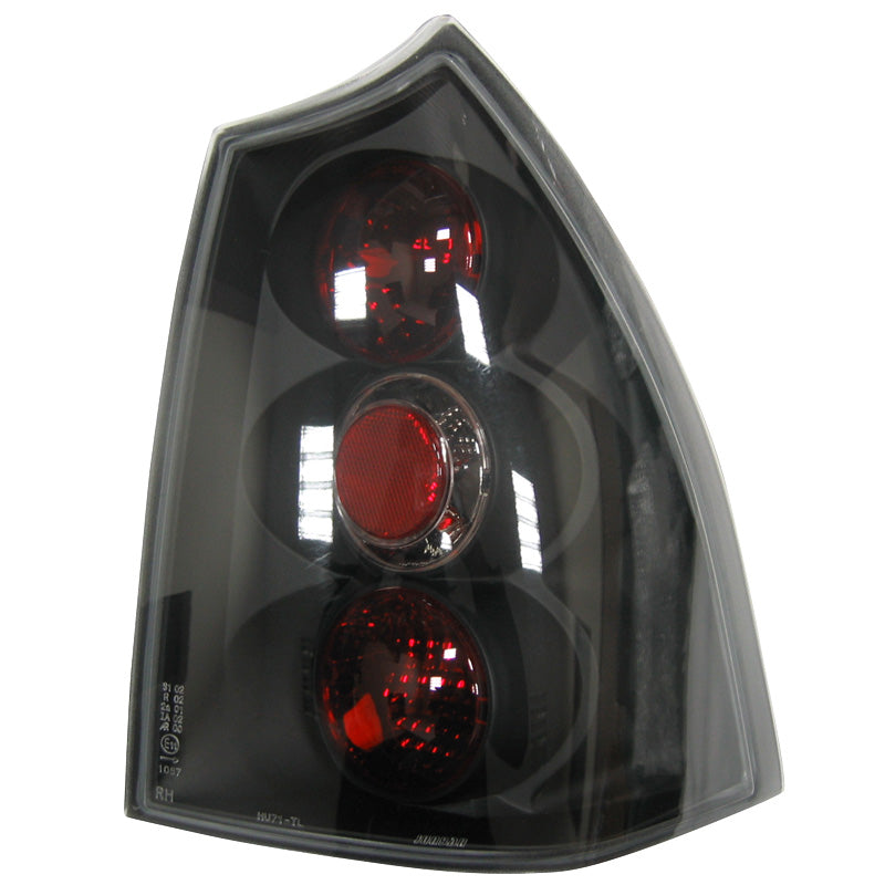 Baglygter, passer til Peugeot 307 Break/SW 2002-2006 - Black