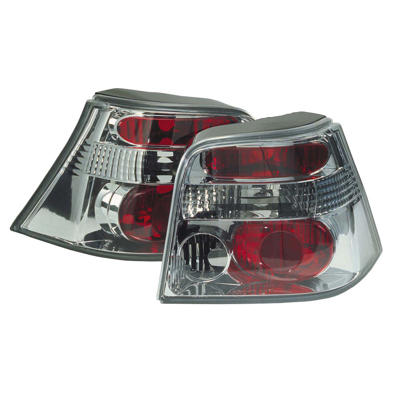 Baklampor, Passar för Volkswagen Golf IV 1998-2003 exkl. Variant - Chrome