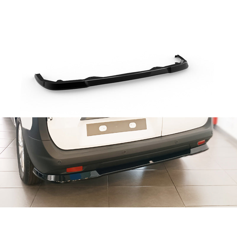 Motordrome, Bagkofanger skørt, ABS, Glans sort, Passer til Ford Transit Courier (B460) 2023-