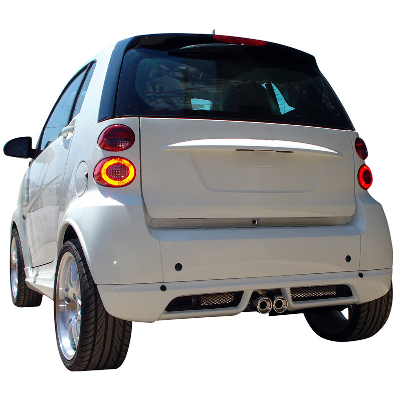 Motordrome, Rear bumper skirt, passer til MCC Smart ForTwo 4/2007- (ABS)