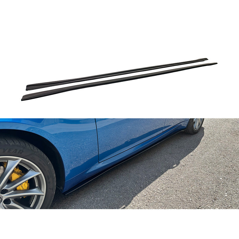 Motordrome, Sideskørter, passer til Alfa Romeo Giulia 2015- (ABS Glossy black)