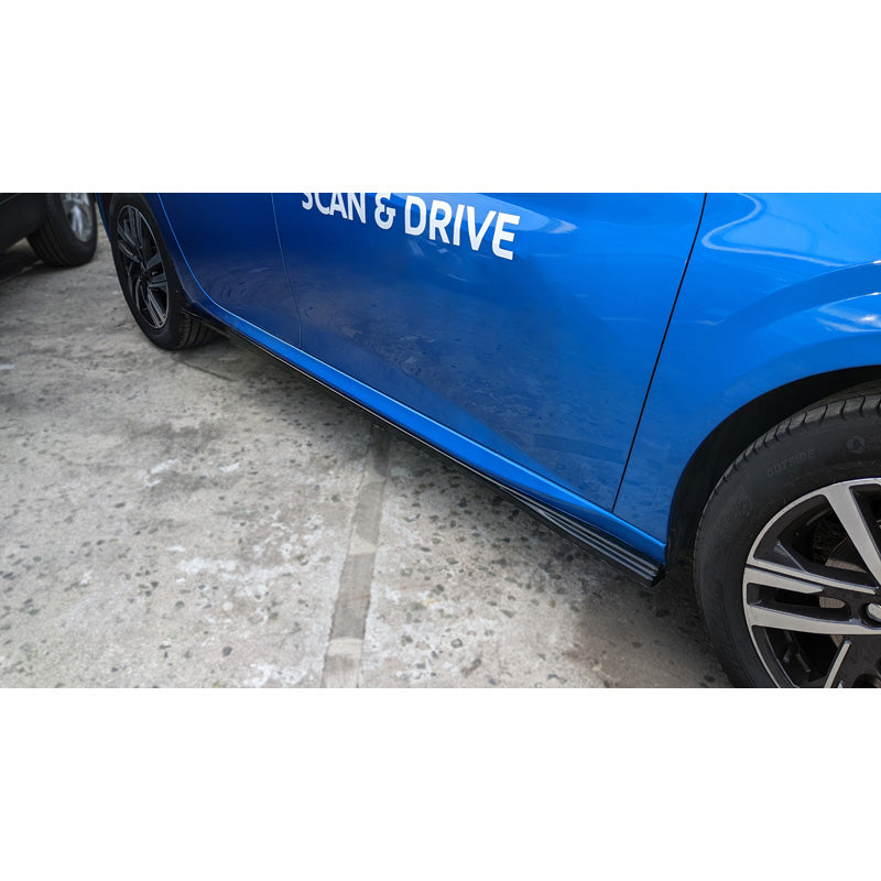 Motordrome, Sidokjolar, Passar för Peugeot 208 II 2019- (ABS)