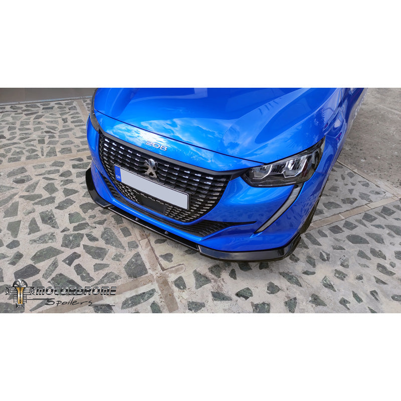 Motordrome, Frontspoiler, passar Peugeot 208 II 2019- exkl. GT-Line (ABS)