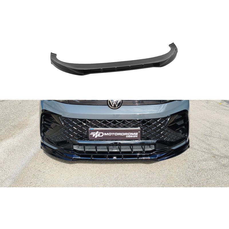 Motordrome, Frontspoiler, Gloss Black, passer til Volkswagen Tiguan III (CT1) R-Line (2024-)