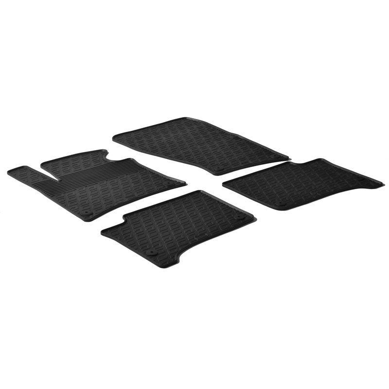 Gledring, Gummimattor, Passar för Volkswagen Touareg 2010-2018 (G-profil 4 delar + clips)