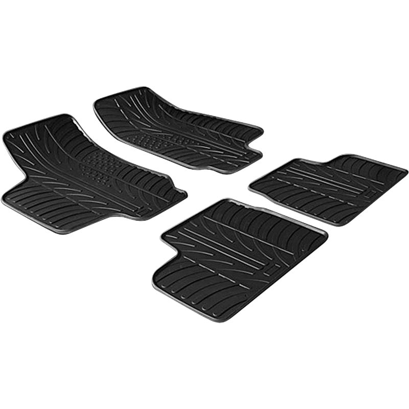 Gledring, Gummimattor, Passar för Opel Astra G 1998-2004 (T-profil 4 delar)