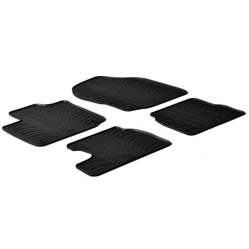 Gledring, Gummimattor, passar Honda Civic bensinmotor 2012-2017 (T-profil 4 delar + klämma)