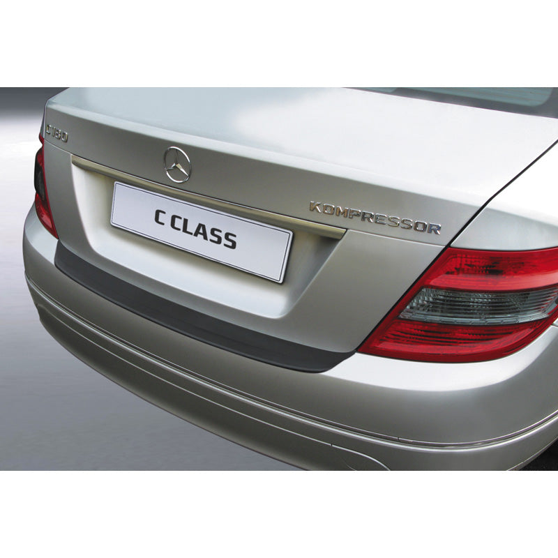 RGM, Bakre stötfångarskydd, ABS-plast, passar Mercedes C-Klass W204 Sedan 2007-2011 Svart