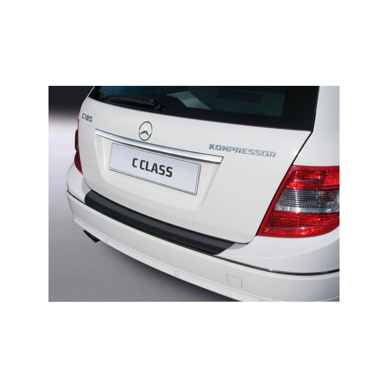 RGM, Bakre stötfångarskydd, ABS-plast, passar Mercedes C-klass W204 Kombi 2007-2011 (exkl. AMG) Svart