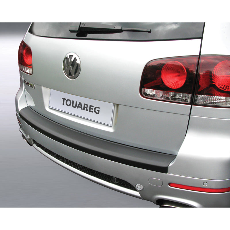 RGM, Bakre stötfångarskydd, ABS-plast, passar Volkswagen Touareg -2010 Svart