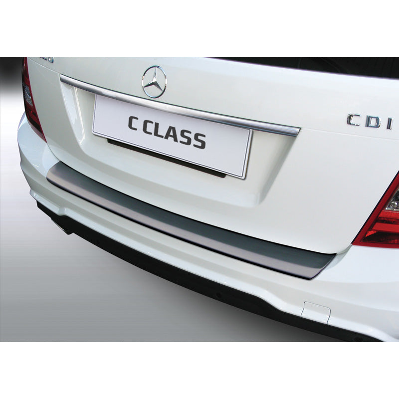 RGM, Bakre stötfångarskydd, ABS-plast, passar Mercedes C-Klass W204 Kombi 2011-2014 Svart