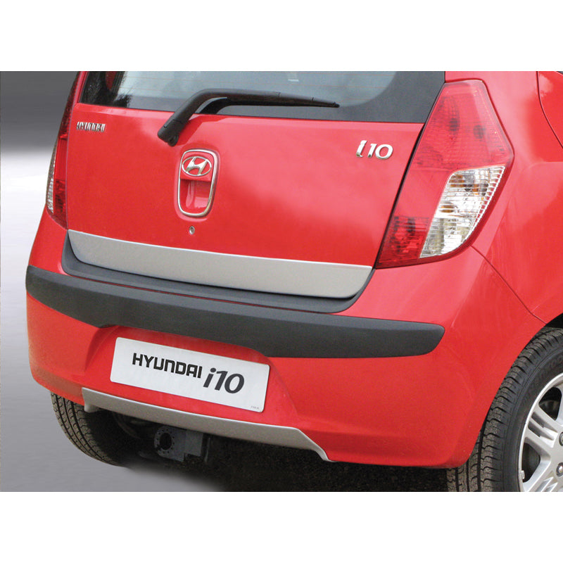RGM, Rear bumper skirt (Diffusor), passer til Hyundai i10 2008-2011 - silver (ABS)