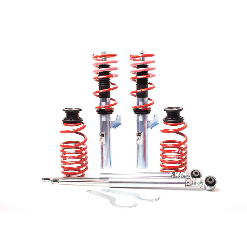 H&R, Monotube Coil Over Kit, passar Volkswagen Arteon Sedan/Shooting Brake (2WD+4WD) & Arteon R Sedan/Shooting Brake R (4WD) - FA30-40/RA30-50mm från 986kg FA-Load Ø50mm