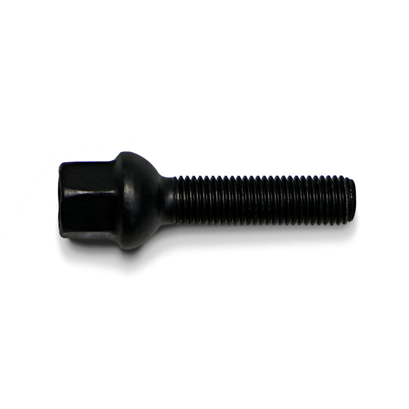 H&R, Hjulbult R12 M12x1,50 - längd 50 mm - Svart (passar t.ex. Mercedes)