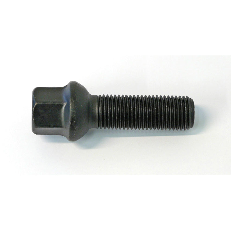 H&R, Hjulbult Round-Head R13 M14x1.50 - längd 38mm - Svart (passar t.ex. VAG)