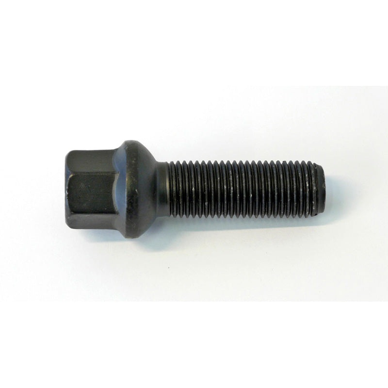 H&R, Hjulbult Round-Head R14 M14x1,50 - längd 65 mm - Svart