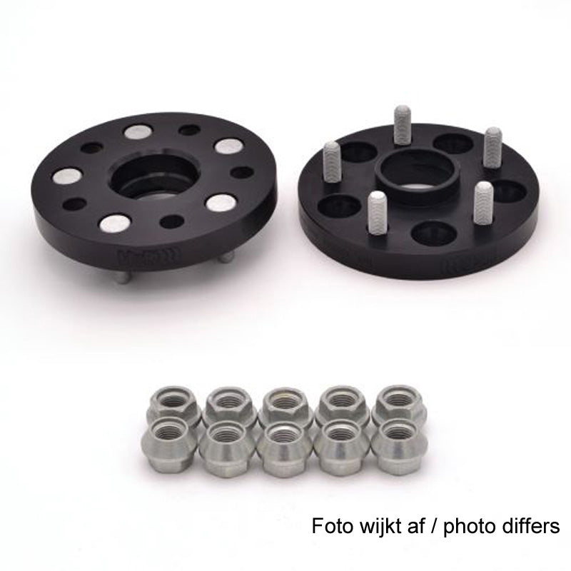 H&R, DRM-System Wheel spacer set 130mm Pr. Aksel - Hulafstand 5x130 - Hub 71,6mm - Bolt str. M14x1,5, passer til Porsche - Black