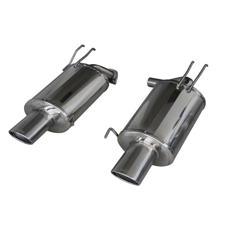 InoXcar, Dubbelt avgassystem, passar Honda Accord 2.4 Executive 2003- Vänster/Höger 120x80mm