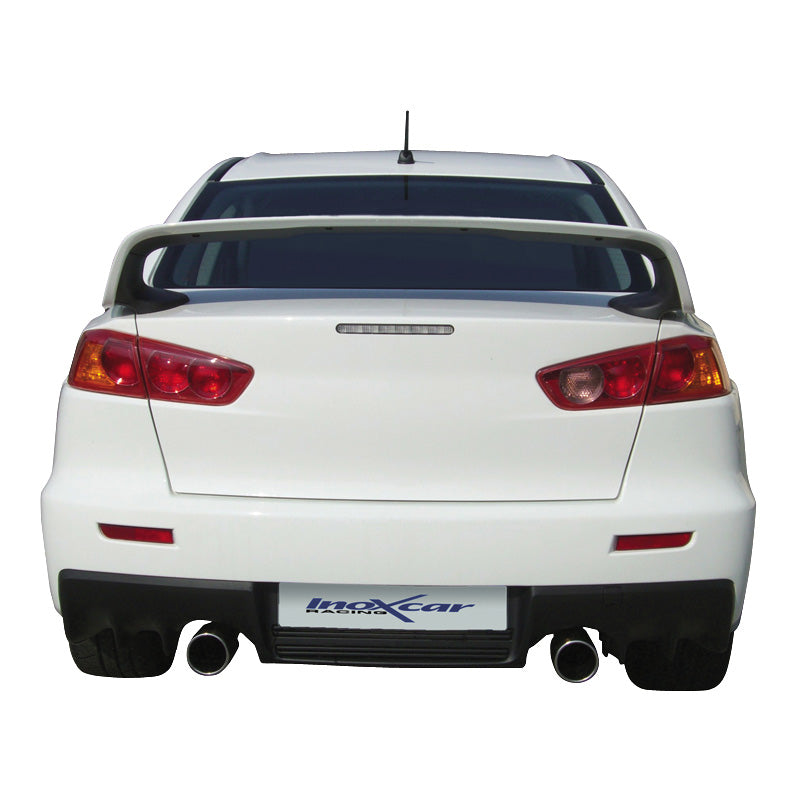 InoXcar, Dubbla sportavgaser, passar Mitsubishi Lancer Evo X 2.0T (295HP) 2008- Vänster/Höger 102mm