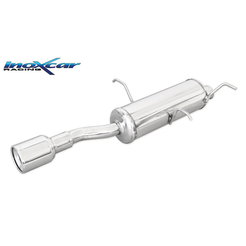 InoXcar, Sportsudstødning, passer til Peugeot 306 2.0 16v Cabrio 133hp 1997- 1x102mm