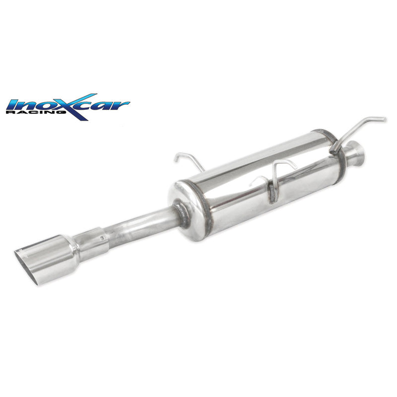 InoXcar, Sportsudstødning, passer til Peugeot 306 2.0 16v Cabrio 133hp 1997- 1x90mm Rally