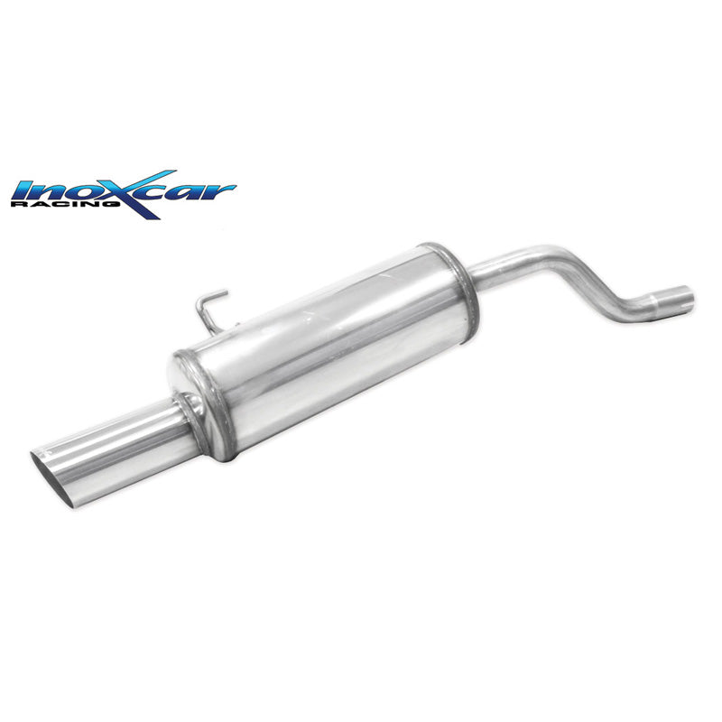 InoXcar, Sportavgassystem, passar Renault Clio II 1.4 16v 98hk 1999- 1x90mm Rally