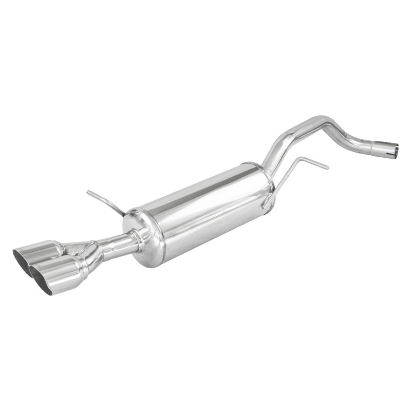 InoXcar, Sportavgassystem, passar Seat Ibiza SC (6J) 1.2 Tsi 105hk 2011- 2x80mm Racing