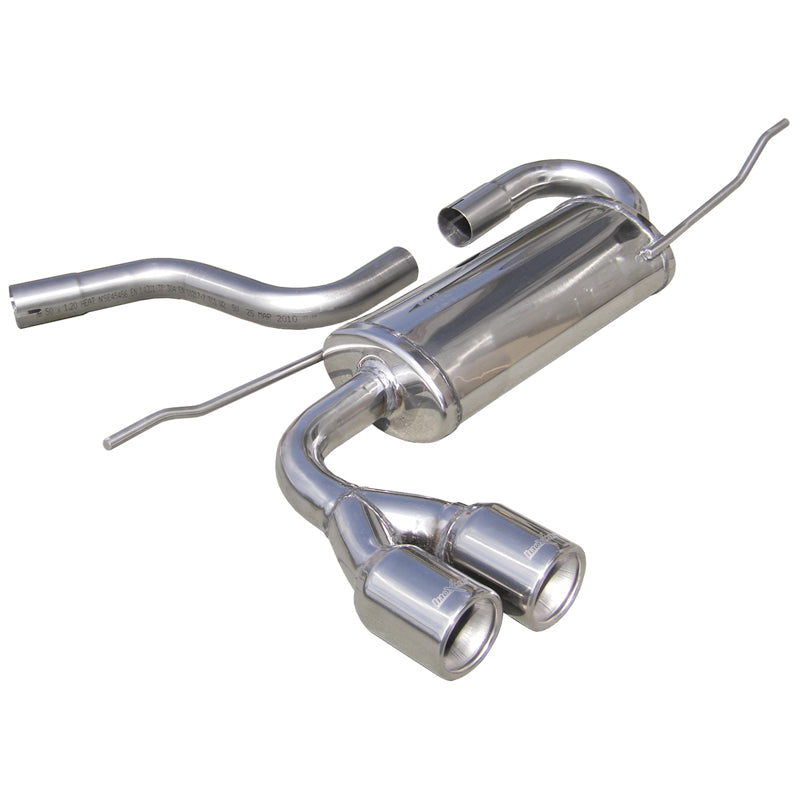 InoXcar, Sportavgassystem, passar Seat Leon 1P 2.0 TFSi Cupra (240HP) 2005- 2x80mm