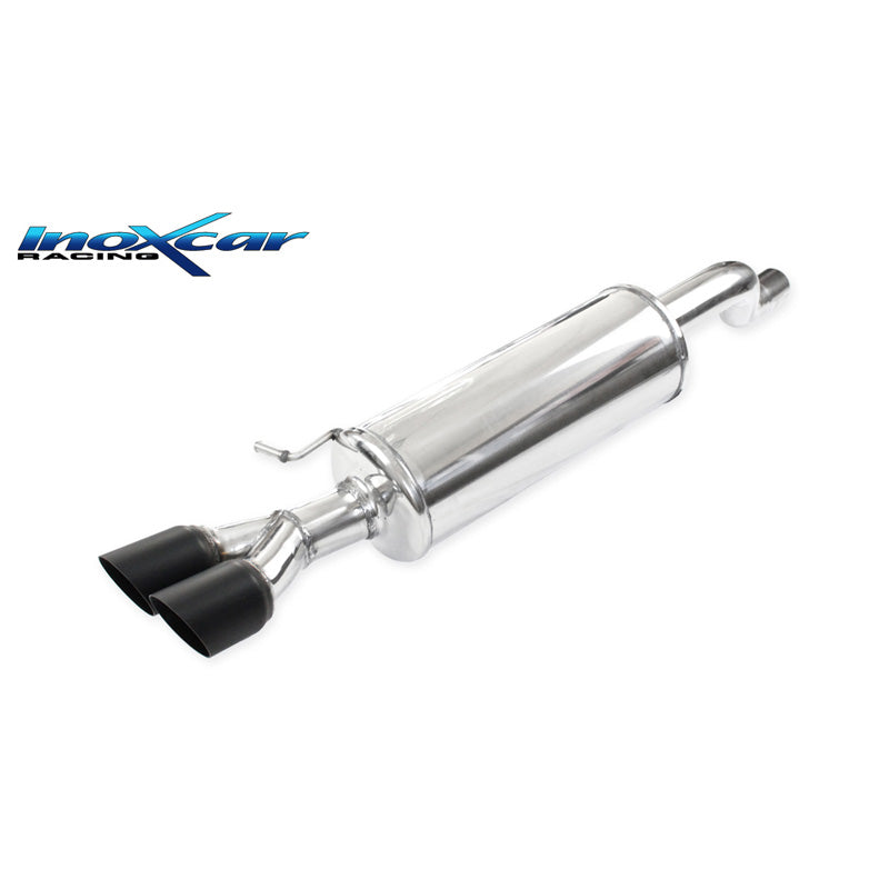 InoXcar, Sportavgassystem, passar Volkswagen Polo (6C) 1.8 GTI 192hk 2015-2018 55mm 2x80mm Keramik Svart