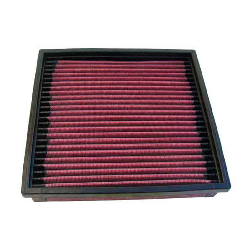 K&N, Panelfilter, passer til Audi 100, 200, 5000, Daimler Double Six, Jaguar XJ, Lada Niva, Porsche 912, 914, 924, Seat Terra, Trabant, VW Polo, Transporter T2, T3, Volvo 242, 244, 245 (33-2003)