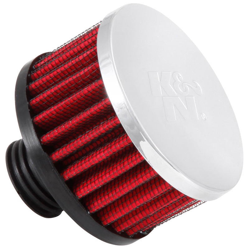 K&N Crankcase Vent Filter - Rubber Base - 13mm flange (62-1495)
