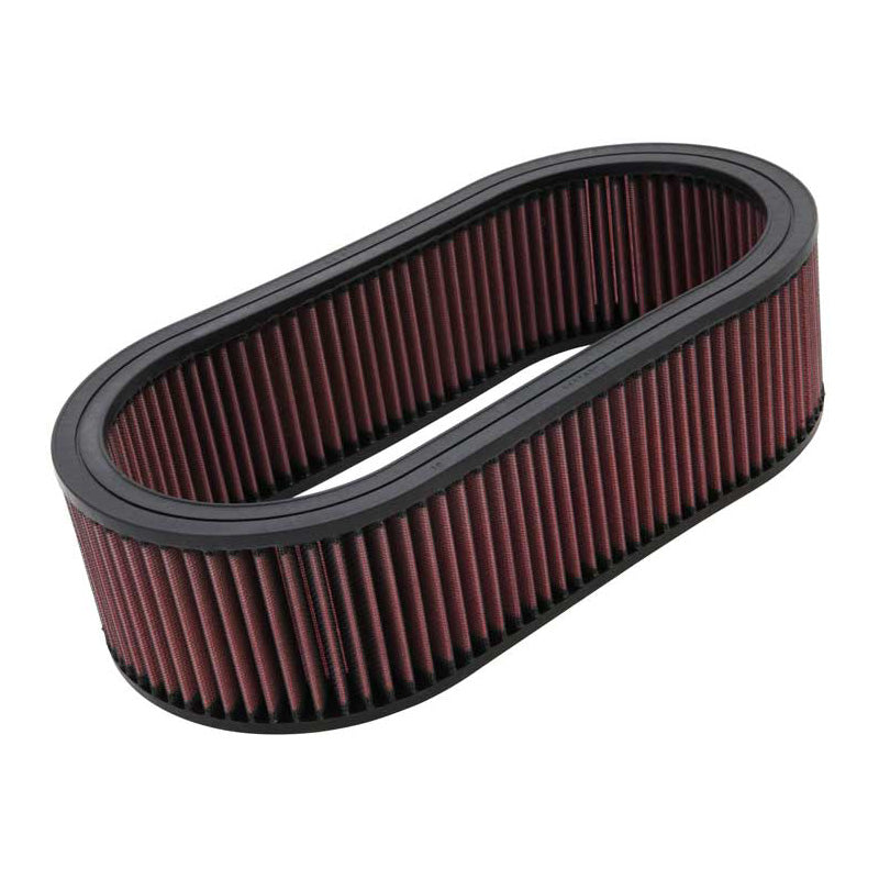 K&N Oval Air Filter - 371 mm x 197 mm, 102 mm höjd (E-3514)