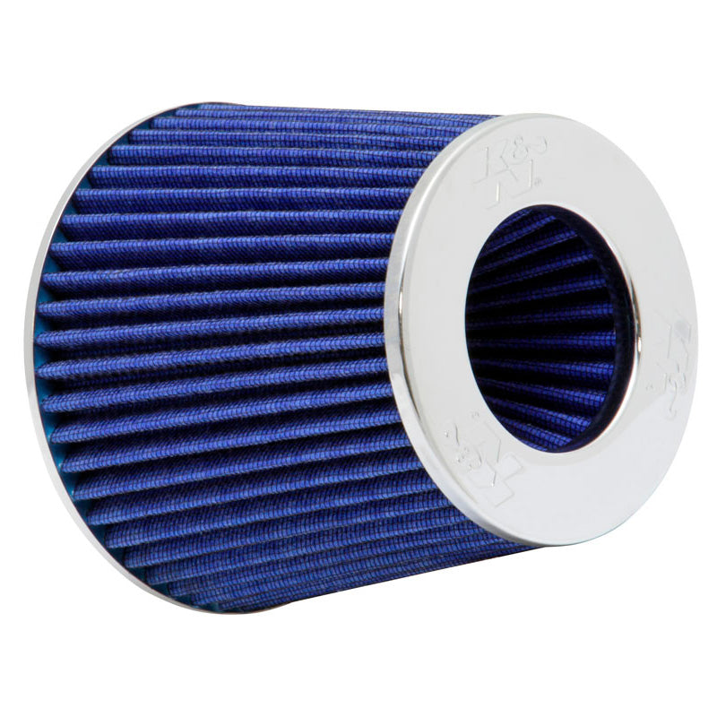 K&N, RG-Serie Universal Luftfilter med 3 Montering diameter, Blå