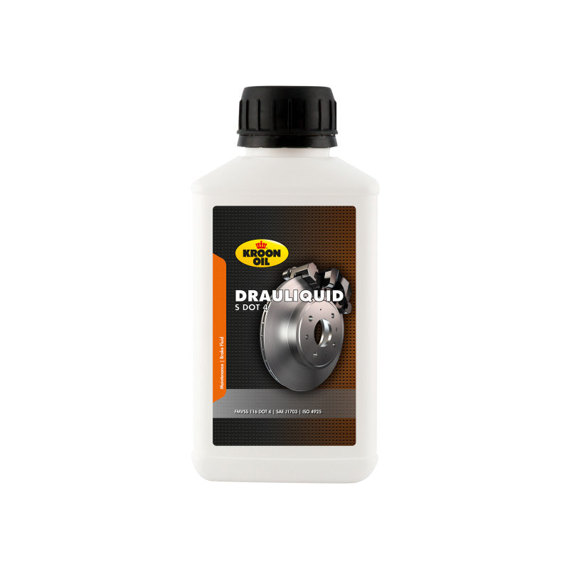 Kroon-Oil, Drauliquid-S DOT 4 - Syntetisk Bremsesystemvæske - 250ml